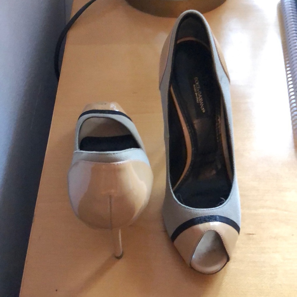 Dolce and Gabbana Peep Toe Heel